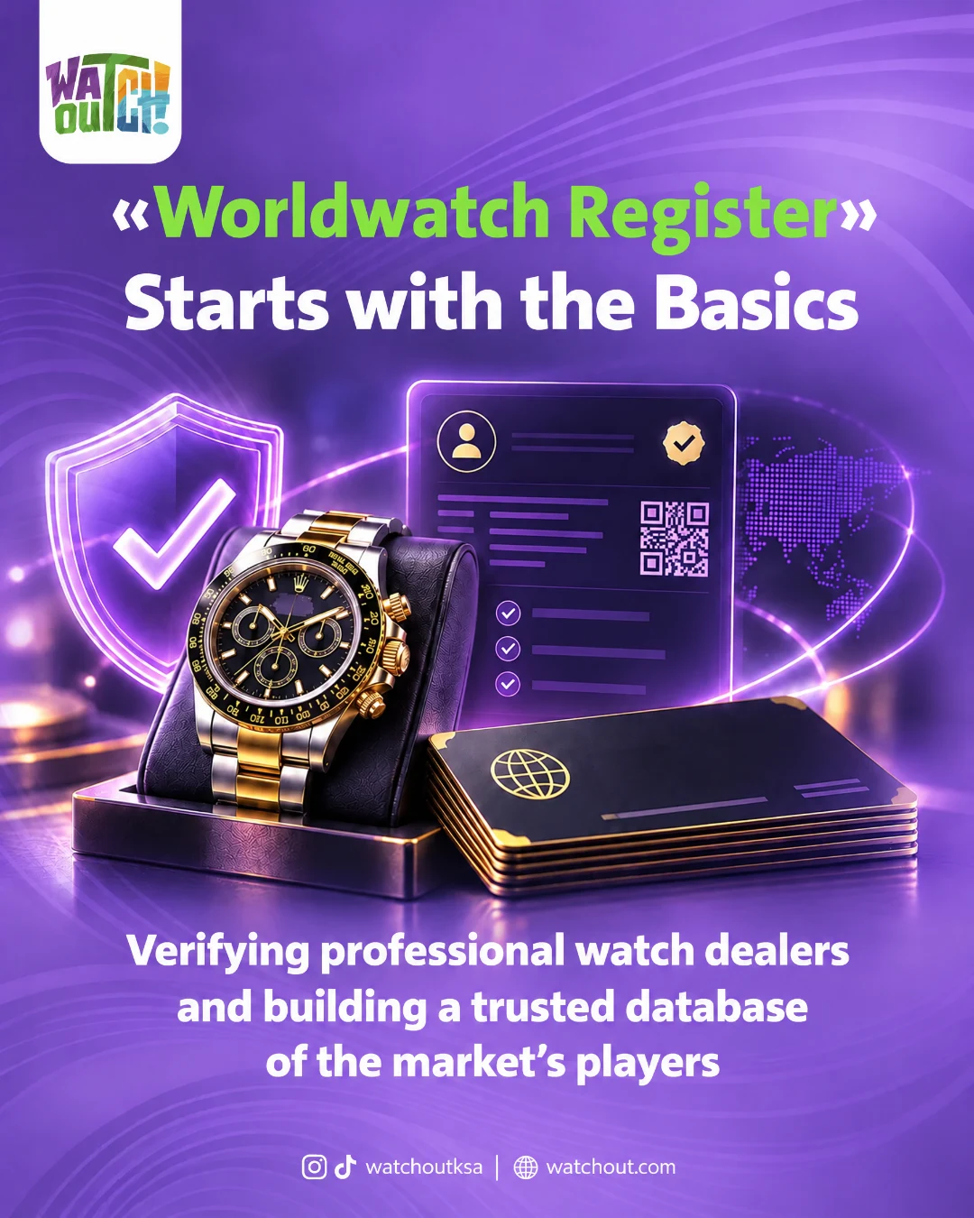 Worldwatch Register starts with the fundamentals: verifying professional watch dealers and building a trusted database of the market’s players